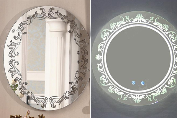 智能鏡激光剝漆花紋雕刻工藝 智能鏡激光剝漆花紋雕刻工藝