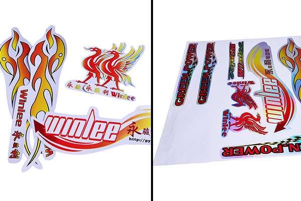 汽車車貼貼紙個性車標激光切割工藝 汽車車貼貼紙個性車標激光切割工藝