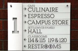 激光切割導向牌，再路癡也不會迷路啦