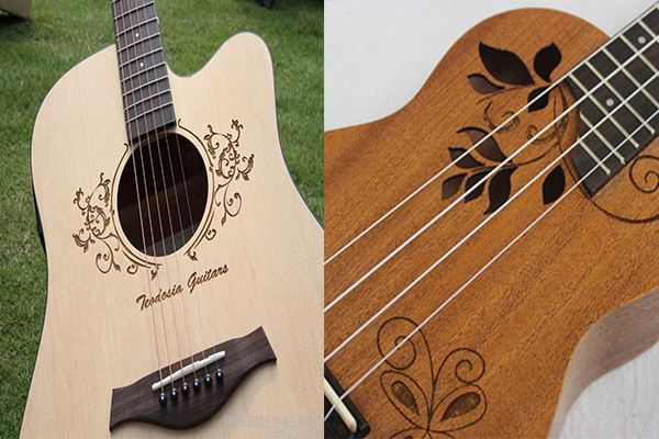 二氧化碳激光打標機，竹木樂器打標雕刻專用設備